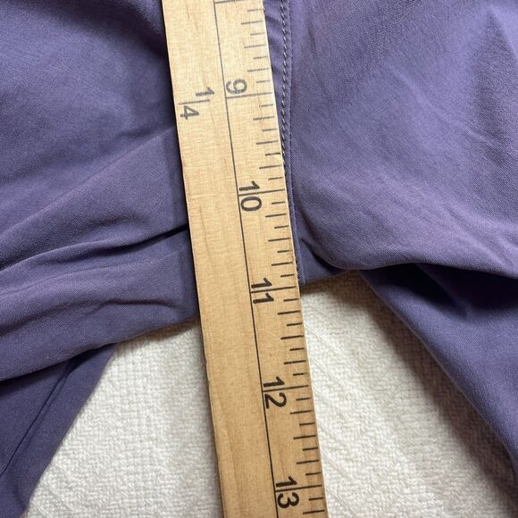 Athleta Womens Commuter Capris Pants Womens 8 Nylon Bermuda 32x18 Purple 819692 - Picture 14 of 16